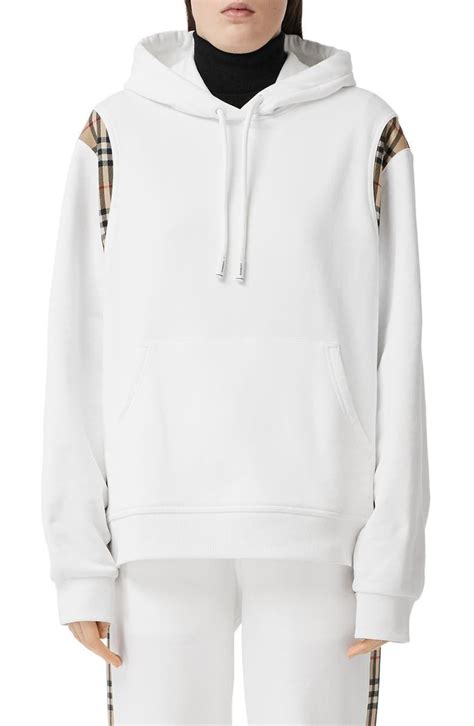 burberry cotton hoodie|burberry hoodie nordstrom.